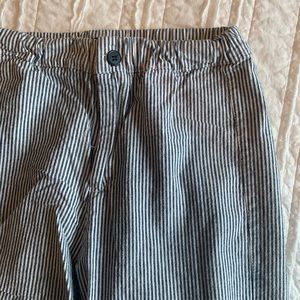 brandy melville blue & white striped tilden pants